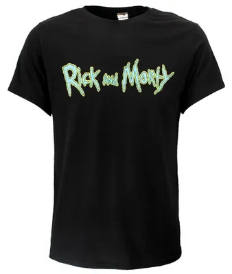 Produktbild von Rick and Morty Logo T-Shirt Schwarz - S
