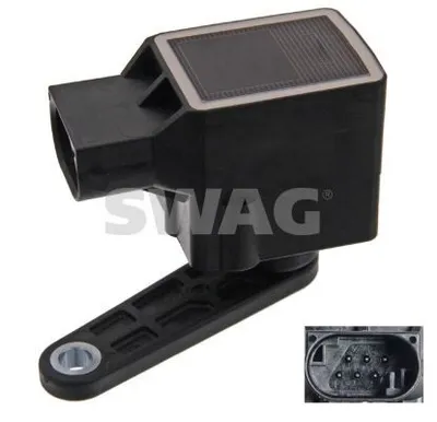 Produktbild von SWAG 20 93 6921 Sensor Leuchtweiteregulierung für BMW 3 Limousine (E46) Hinten Xenonlicht