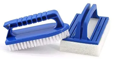 Image de Brosse éponge pour piscine, lot de 2, pour le nettoyage de la piscine