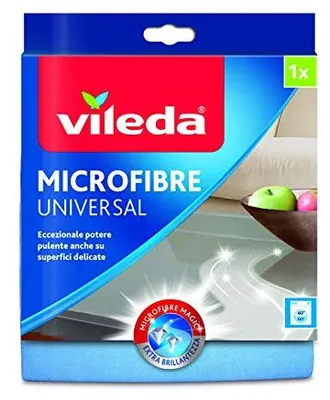 Produktbild von Vileda 139197, Mikrofaser, Blau, Maschinenwäsche, 60 °C, Deutschland, CE, WEEE