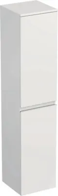 Obrázek produktu pro Koupelnová skříňka vysoká Jungborn TRENTA bílá lesklá 35 x 161,8 x 35 cm