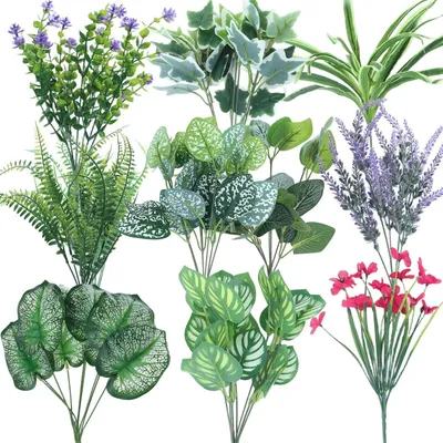 Produktbild von Künstliche Blumen Blumenstrauß, Plastikblumen, für Balkon