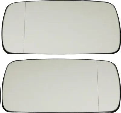 Image de Verre asphérique blanc chauffant gauche = droite pour BMW Série 3 E46 4 portes