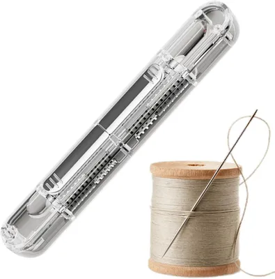 Produktbild von Tragbarer Nähnadeln-Einfädler und Nahttrenner für Näharbeiten und Quiltwerkzeuge