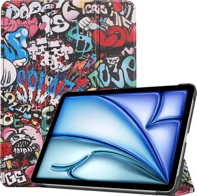 Produktbild von iPad Air 11 (2024/2025/2026) Hülle - Coverup Tri-Fold Ständer Klapphülle mit Schlaf/Wach-Funktion - Graffiti