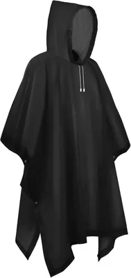 Produktbild von Regenponcho – Regenjacke für Damen und Herren – Wiederverwendbar – Wasserdicht – Regenmantel – Aus EVA-Material – Ideal für Camping, Wandern und Reisen