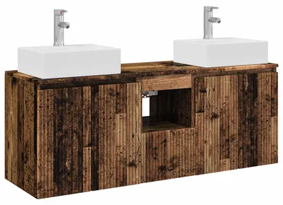 Immagine prodotto di vidaXL Set di 3 mobili da bagno in legno di recupero, 49,5 x 41 x 62,5 cm