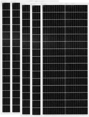 Imagen del producto de Panel solar rígido de 100W - Panel fotovoltaico para caravanas, autocaravanas y barcos