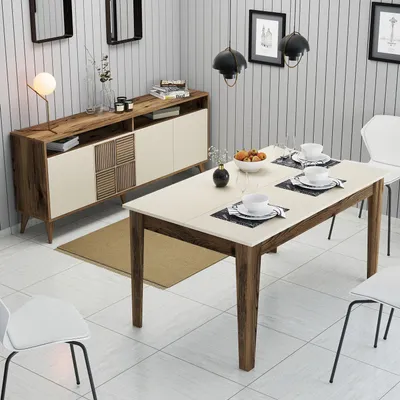 Obrázok produktu pre Skye Decor, Obývacia stena - Milhouse (orech + krémová)