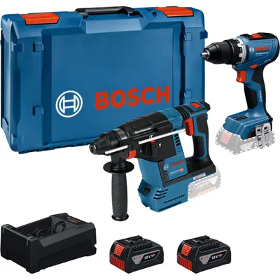 Produktbild von Bosch Combo Kit GSR 18V-65 + GBH 18V-26 + 2x5.0AH + GAL 12V/18V-80 + XL-BOXX
