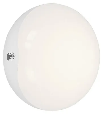 Zdjęcie produktu dla Lampa ścienna LED, Ø 8 cm, 0,4 W, biała, Briloner Leuchten