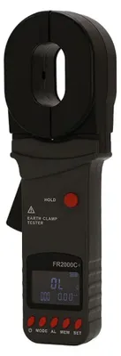 Produktbild von MUSTOOL FR2000C+ Erdungswiderstandsprüfer mit Zange, 0.01Ω-1200Ω Schleifenwiderstand, 0.00mA-20A Ableitstrommessung, 300 Datenspeicher, Schwarz