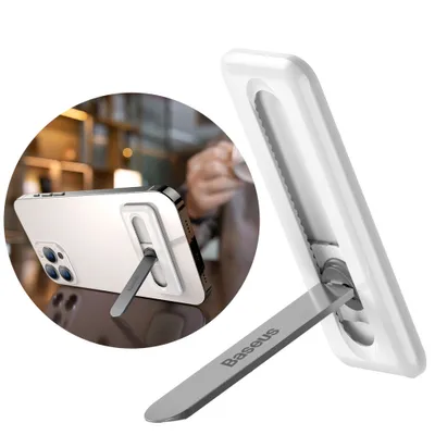 Produktbild von Baseus Selbstklebender Klappbarer Telefonständer Weiss (Luxz000002)