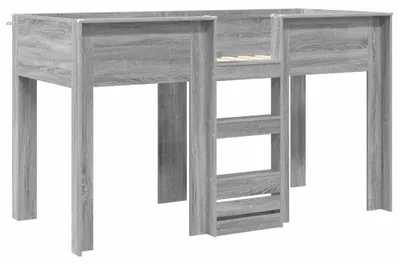 Immagine prodotto di vidaXL Letto a castello per bambini grigio Sonoma 75 x 190 cm materiale a base di legno