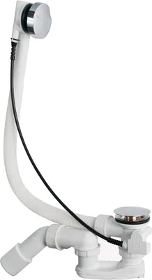 A plumbing fixture for a bathtub or shower drain.