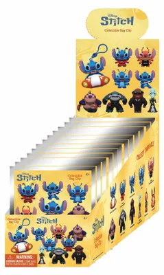 Produktbild von Lilo & Stitch 3D PVC-Taschenanhänger Stitch in Space Display  (24)