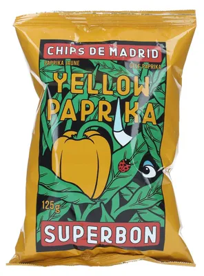 Produktbild von SUPERBON Chips de Madrid Yellow Paprika 125g