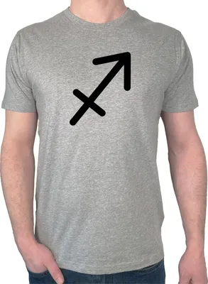 Produktbild von Huuraa Herren T-Shirt Schütze Sternzeichen Zeichen S Sport Grey Bio Baumwolle Fairtrade Herrenshirt Geschenkidee