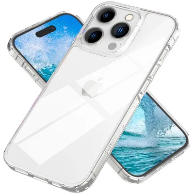 Zdjęcie produktu dla Etui przezroczyste dla iPhone'a 15 Pro Przezroczyste twarde etui ochronne Etui na telefon komórkowy Pokrowiec na etui