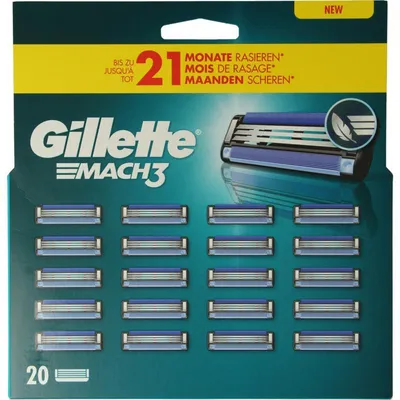Productafbeelding van Gillette Mach3 Blades (18 stuks)