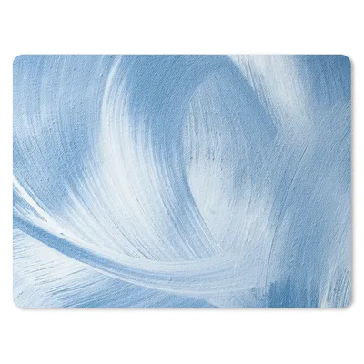 Produktbild von MuchoWow® Mauspad Mousepad Blau - Acrylfarbe - Gestaltung 23x19 cm - Mousepads - Maus Mat - Pad - Mausunterlage - Schreibtischunterlage - Mauspad