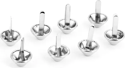 Image de Clou d'oreille avec tête de clou, Durable, F��?e conique, Clou d'oreille, Artisanat punk en cuir, Décoration pour vos poches de vêtements (15mm)