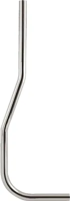 Produktbild von tecuro Spülrohr Ø 28 mm für WC-Druckspüler - Messing verchromt 700 x 200, 85 mm gekröpft