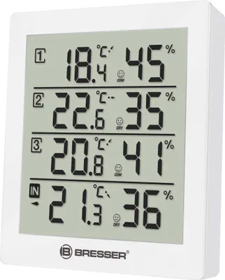 Produktbild von Bresser Temeo Hygro Quadro - Thermo-Hygrometer