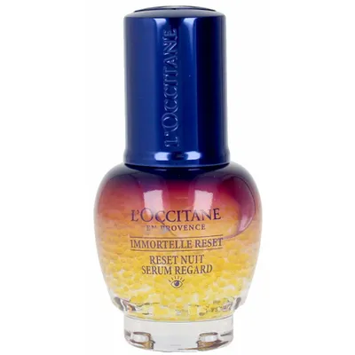 Productafbeelding van L'Occitane Overnight Reset Oogserum, Oogserum, 15 ml, Dames, Anti-rimpel, Gladmakend, Geschikt voor alle huidtypes, INGREDIËNTEN: AQUA/WATER - GLYCERIN - PROPANEDIOL - ISONONYL ISONONANOATE - BUTYLENE GLYCOL - LIMNANTHES ALBA...