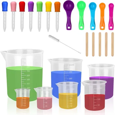 Produktbild von Sieb - Set mit 7 Stück - 50 ml - Silikon - Hitzebeständig - Wiederverwendbar - Lebensmittelgeeignet