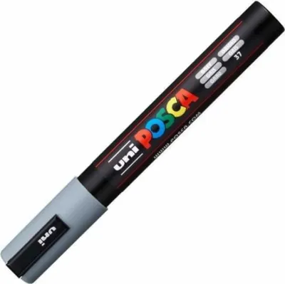 Produktbild von Filzstifte POSCA PC-5M Grau 6 Stück