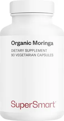 Zdjęcie produktu dla SuperSmart Organic Moringa leaf extract Dietary Supplement - 90 Veg. Caps.