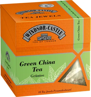 Produktbild von Windsor-Castle Green China Tea, 18 Pyramidenbeutel (MHD: 30.08.2026)