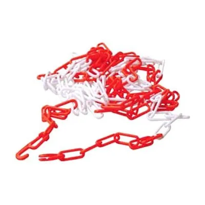 Image de chaîne de signalisation blanc-rouge 5m