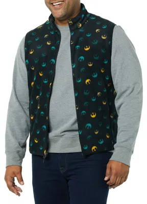 Immagine prodotto di A. Articoli essenziali Disney | Marvel | Star Wars. Gilet in pile termico da uomo, Star Wars
