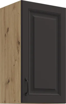 Produktbild von Hängeschrank 40 cm Stilo Grau + Eiche Artisan Küchenzeile Küchenblock Küche