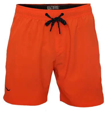 Produktbild von Herren Badeshort mit Innenhose und Taschen Orange XL