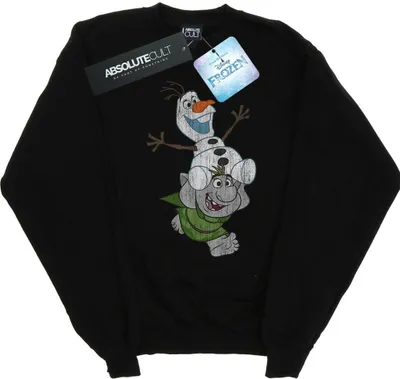 Produktbild von Disney - "Frozen" Sweatshirt für Damen BI19061 (XXL) (Schwarz)