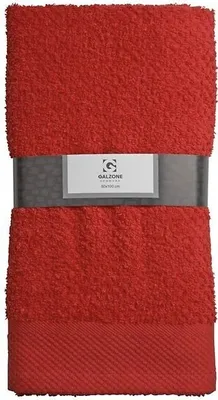 Produktbild von Galzone Handtuch Baumwolle 50x100cm 400g rot