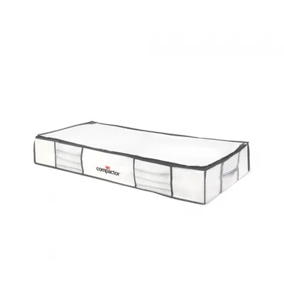 Zdjęcie produktu dla Compactor Life XL, Miękka torba do przechowywania odzieży, Szary, Biały, Nylon, Polietylen, XL, 190 l, Pranie ręczne