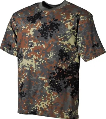 Zdjęcie produktu dla MFH US T-Shirt z półrękawkiem w kamuflażu plamistym rozmiar L