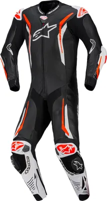 Obrázok produktu pre Alpinestars GP Tech V5 1-dielna dokonalá kožená kombinéza Black / White / Red-Fluo 50