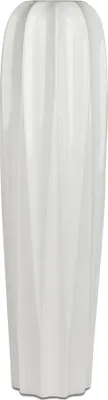 Produktbild von Bodenvase BASIC 58cm - mit Relief, weiß , aus Keramik, Formano