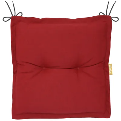 Produktbild von Herlag Hockerauflage AVA Sun-Guard 50x50x9cm Rot Polster für Gartenhocker extra dick UV- & Fleckschutz