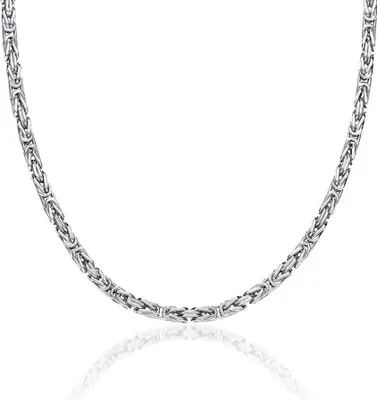 Produktbild von Sterlingsilber Königskette für Herren von JEWLX, 3,0 mm