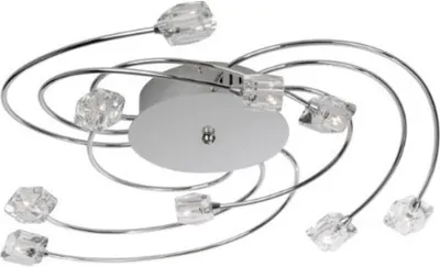 Produktbild von Massive Deckenleuchte 376911110, 9 Glühbirne(n), Halogen, G4, 2800 K, IP20, Chrom
