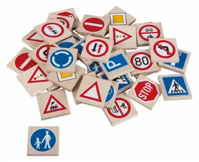 Image de Panneaux de signalisation en bois Pexeso