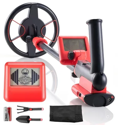 Immagine prodotto di Metal detector - Rilevatore di metalli con display LCD - Bobina di ricerca impermeabile IP68 da 15,24 cm - Lunghezza regolabile da 57 a 85 cm - Rilevatore d'oro ad alta precisione - Ideale per la ricerca dell'oro