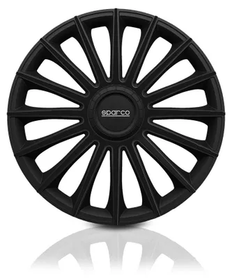 Produktbild von 14" Zoll Radkappen Schwarz Radzierblenden Radblenden SPC1493BK SPARCO