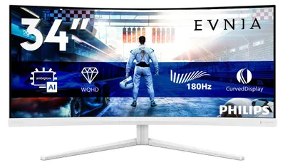 Image de Philips Evnia 5000 34M2C5501A/00 computer monitor 86.4 cm (34") 3440 x 1440 pixels Wide Quad HD LCD White